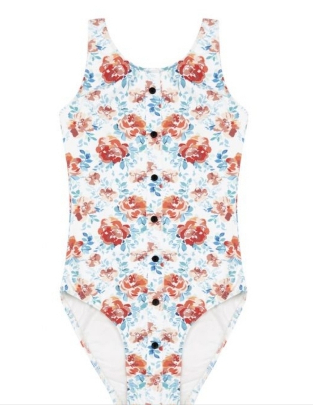 Piupiuchick girls one piece floral swimsuit